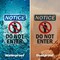 Signmission Do Not Enter OSHA Notice Sign, Plastic, 10in W x 14in L, 2PK OS-2PACK-NS-P-1014-V-11219 - alternate 7